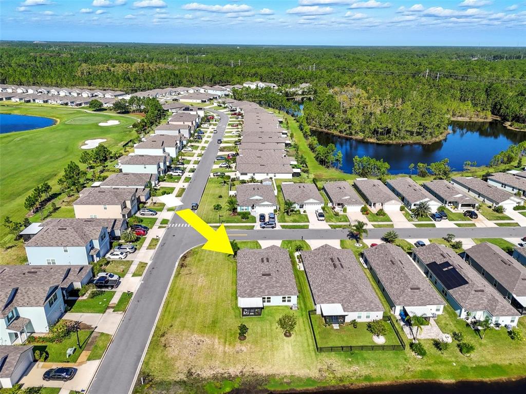 2 Pinnacle Place Bunnell, FL 32110 - Photo 65 of 83 an aerial view of residential houses with outdoor space and swimming pool