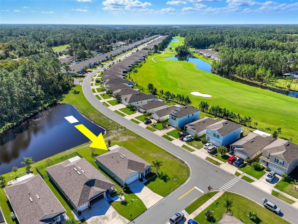 2 Pinnacle Place Bunnell, FL 32110 - Photo 68 of 83 an aerial view of a pool a yard patio swimming pool and outdoor seating
