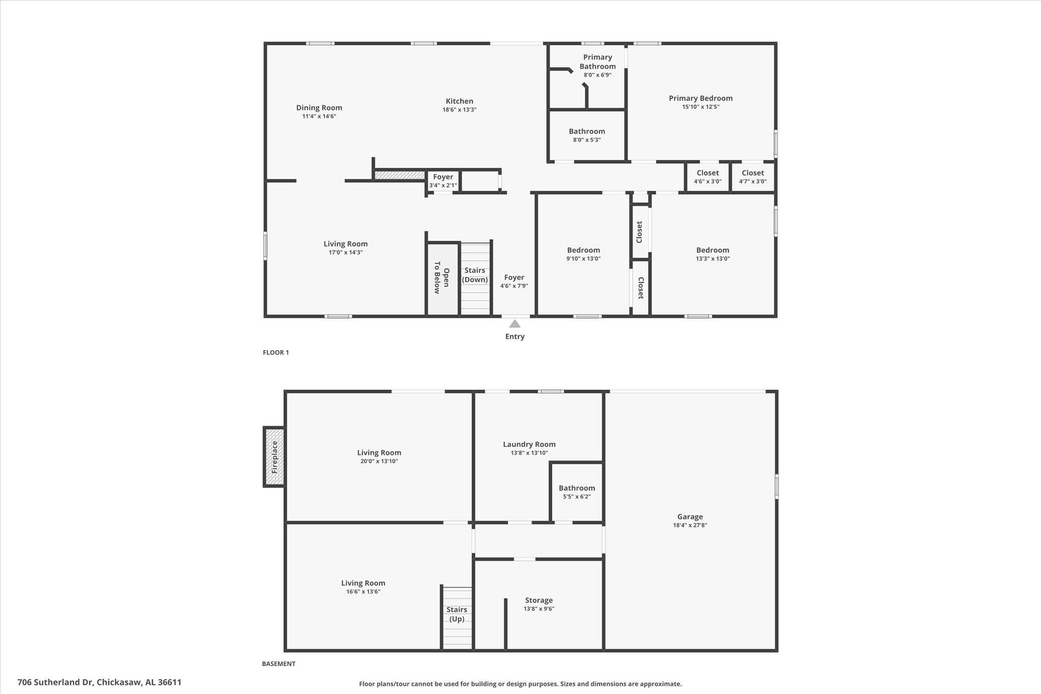 706 Sutherland Drive Chickasaw, AL 36611 - Photo 31 of 33 Plan