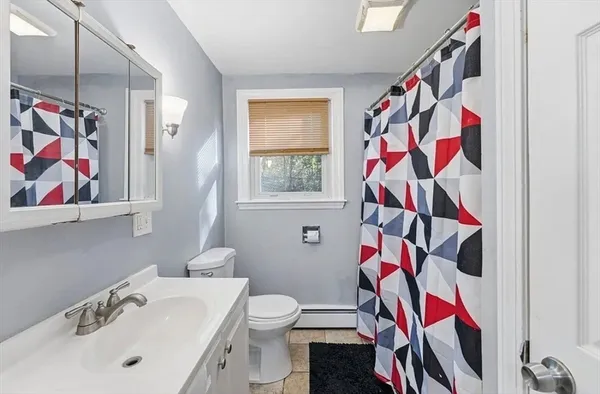 a bathroom with a sink and a toilet