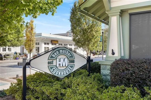 a sign on the side of a building