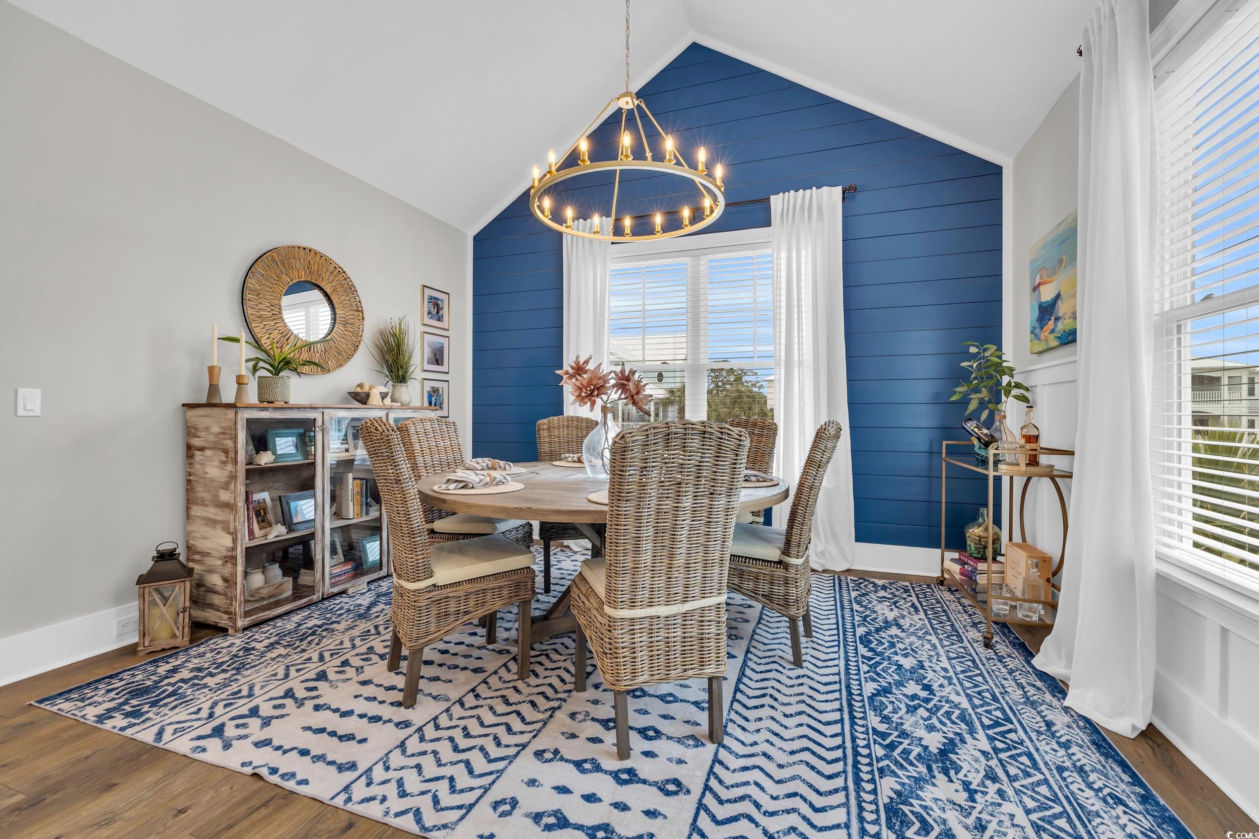 22 Trigger Fish Lane Murrells Inlet, SC 29576 - Photo 12 of 39 Dining space with hardwood / wood-style floors, a