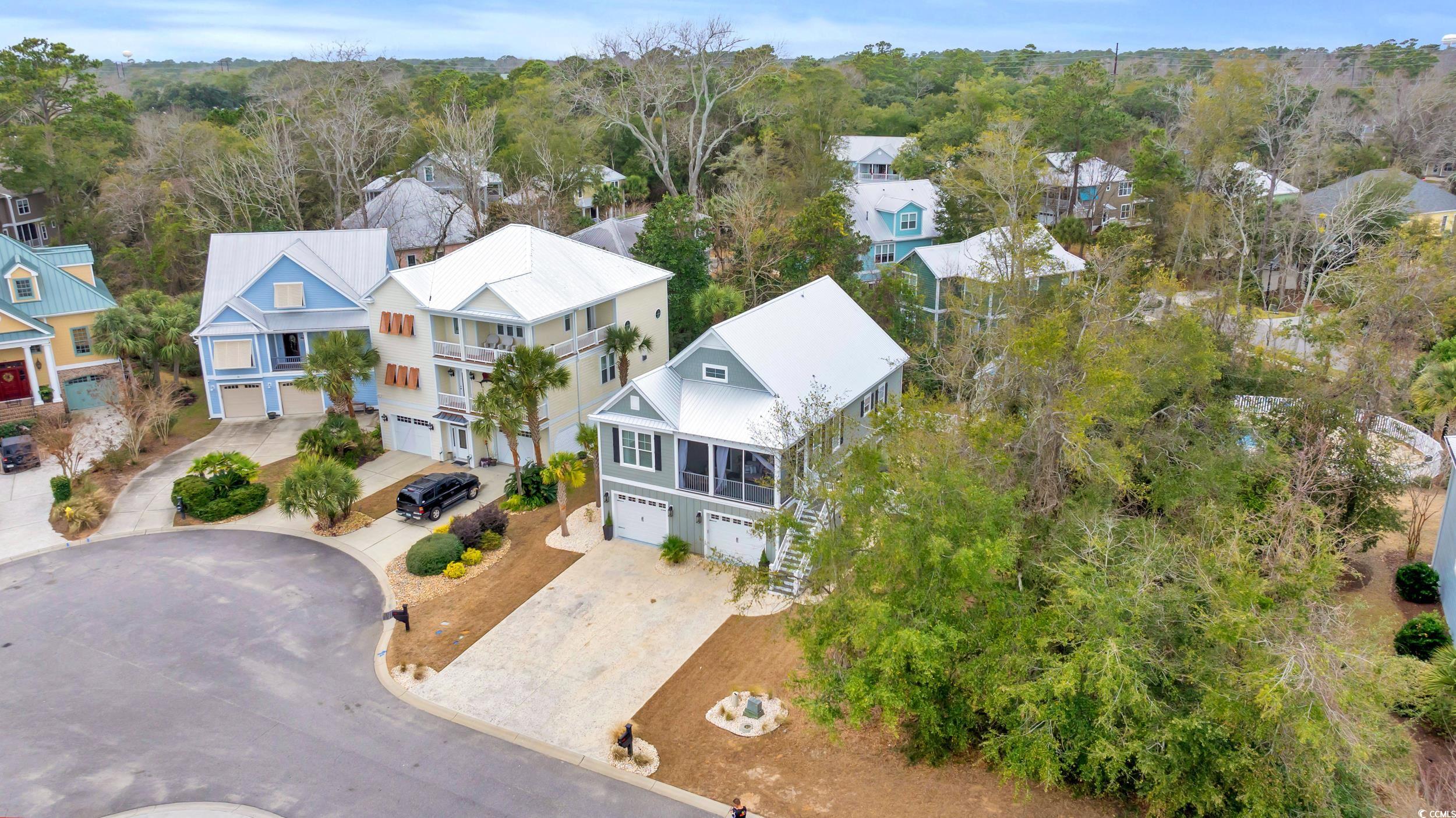 22 Trigger Fish Lane Murrells Inlet, SC 29576 - Photo 39 of 39 Birds eye view of property with a water view