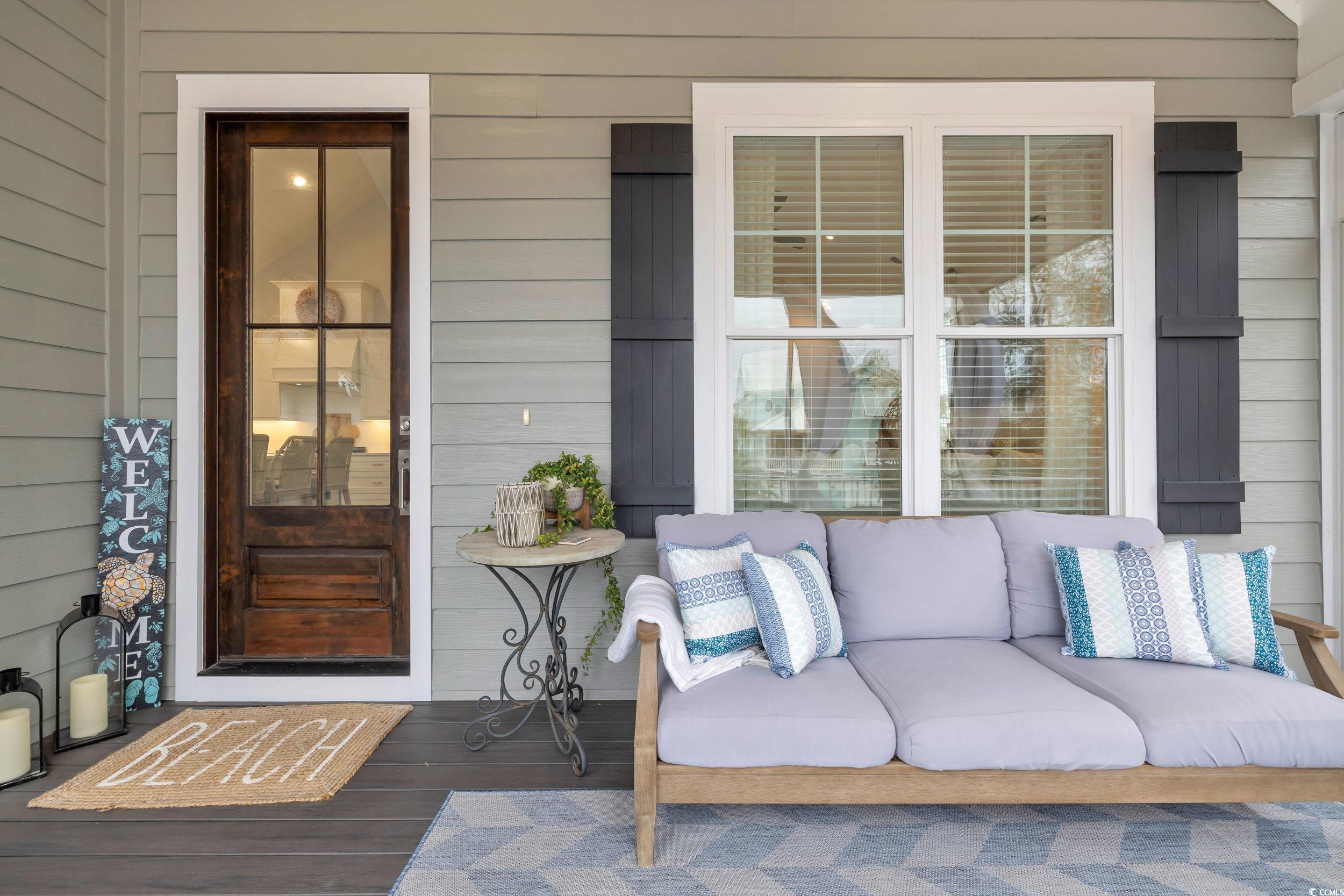 22 Trigger Fish Lane Murrells Inlet, SC 29576 - Photo 4 of 39 Exterior space with a porch