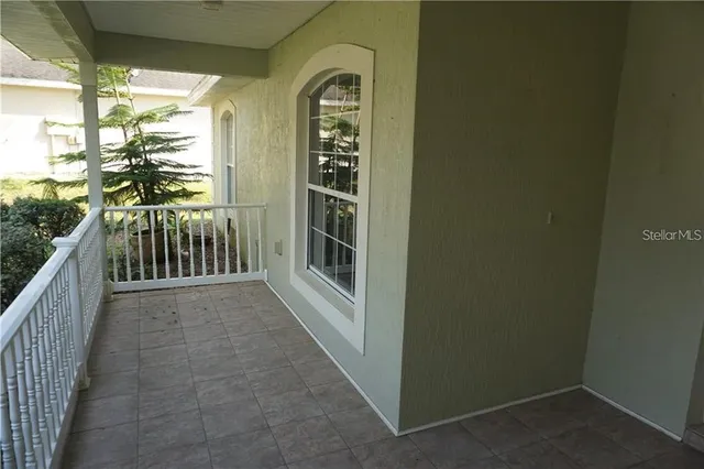 a view of a porch