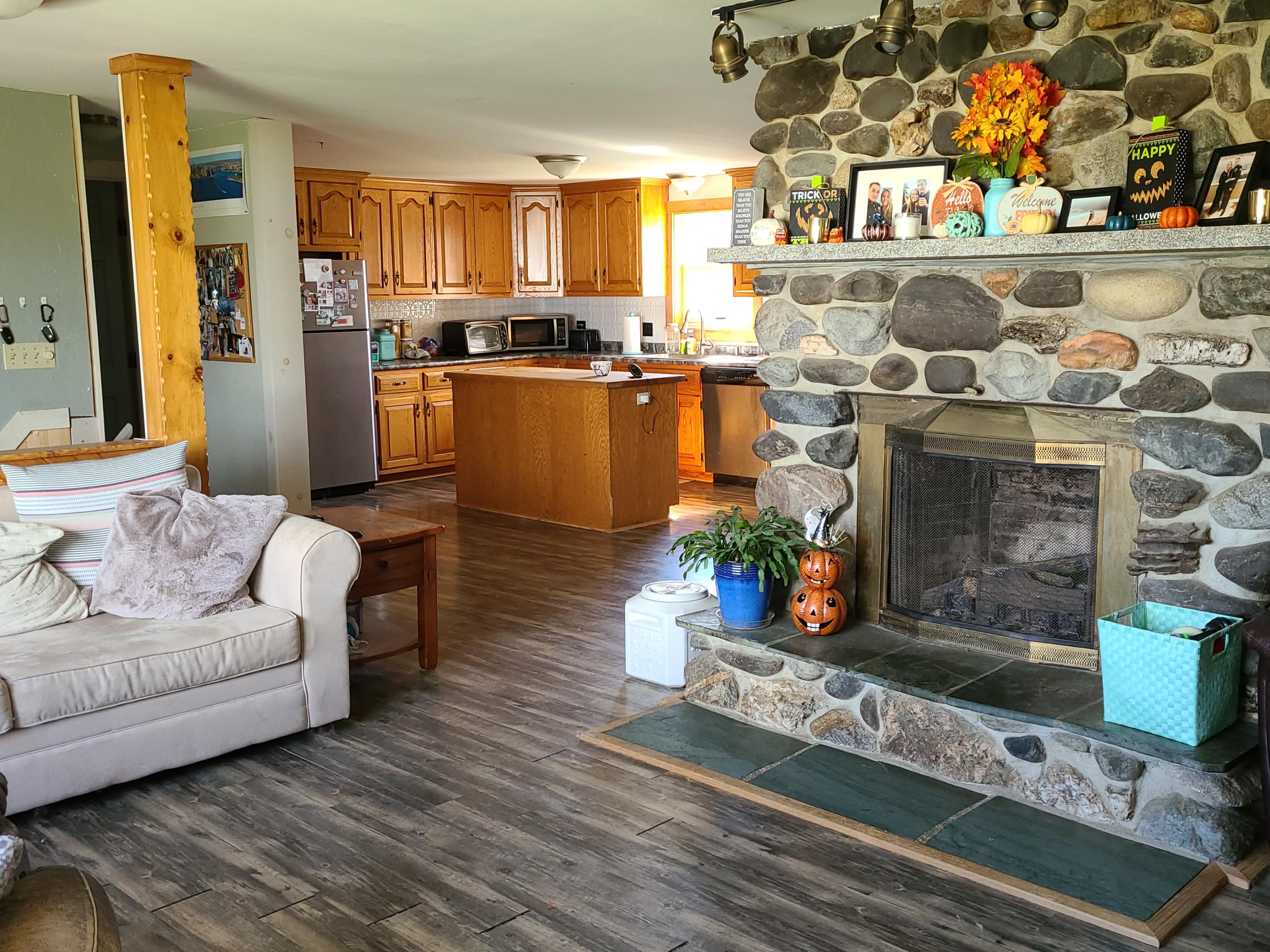 131 Potter Road Hudson, ME 04449 - Photo 10 of 35 fireplace