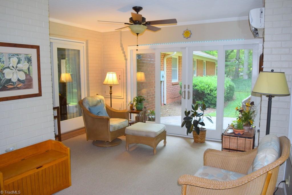 450 Archer Road Winston-Salem, NC 27106 - Photo 6 of 24 Enjoy the all season sunroom with access to backyard