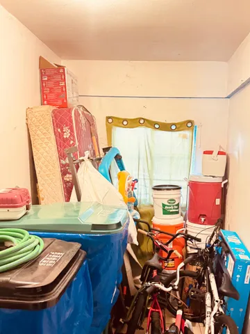 view of a room with gym equipment
