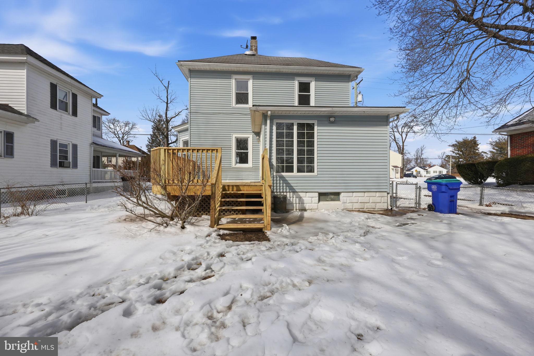 312 Pleasant Street West Hammonton, NJ 08037 - Photo 39 of 64 a view of a house with a snow in the yard