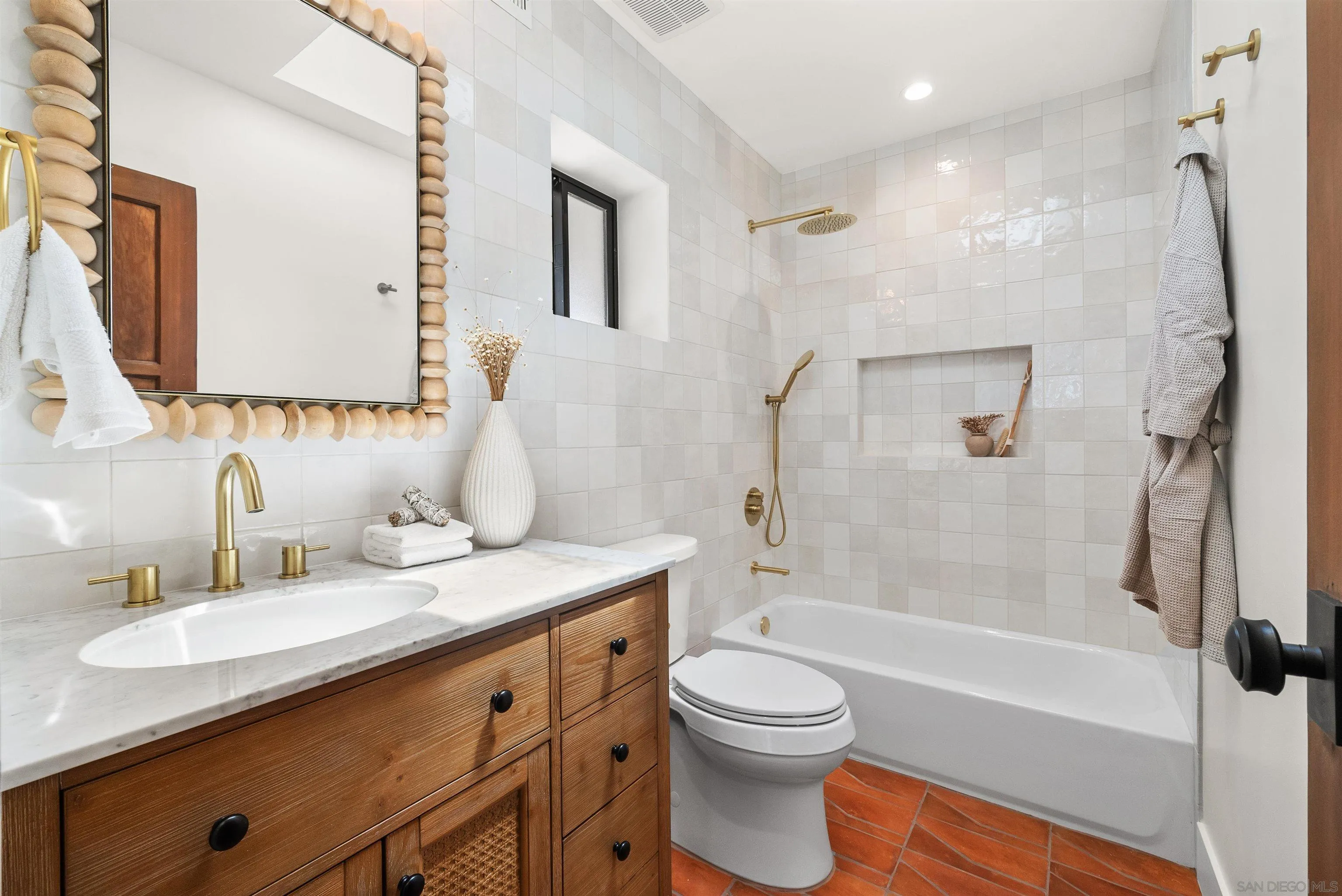 1262 Horizon Ridge El Cajon, CA 92020 - Photo 25 of 68 a bathroom with a granite countertop sink toilet and shower