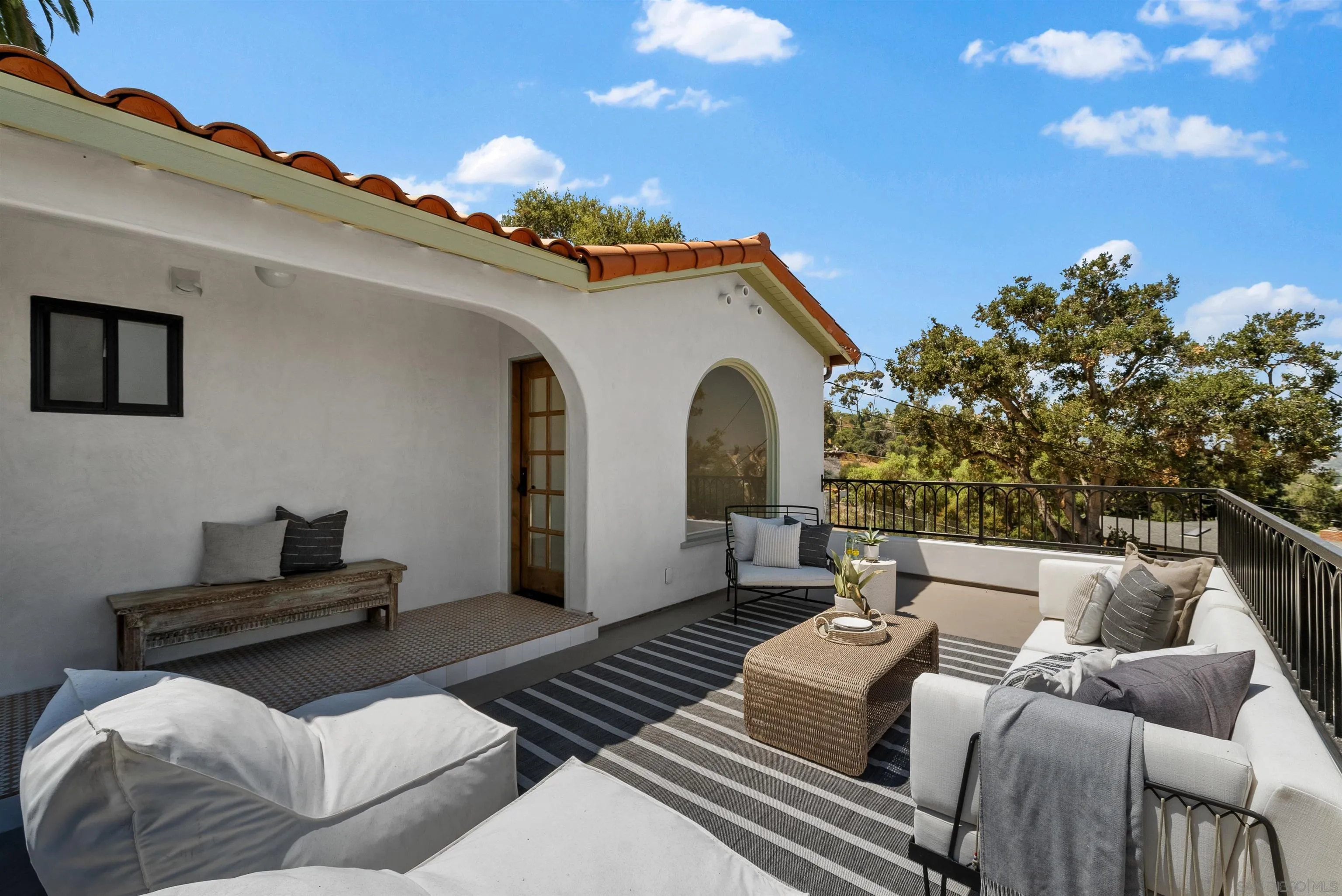 1262 Horizon Ridge El Cajon, CA 92020 - Photo 42 of 68 a view of a patio with couches chairs and potted plants