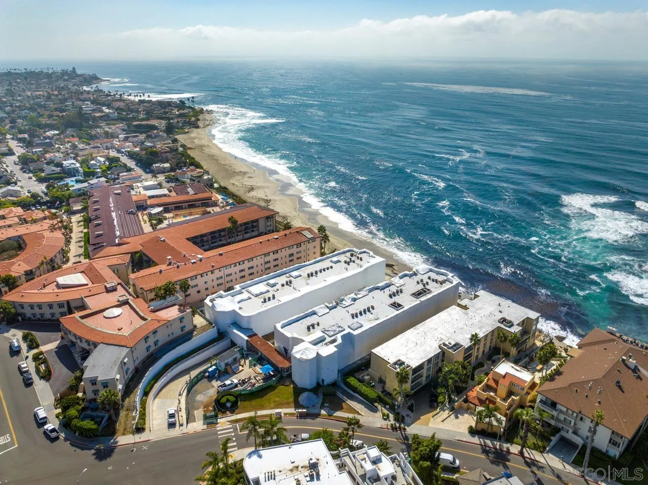 100 Coast Boulevard, Unit 308 La Jolla, CA 92037 - Photo 27 of 40 an aerial view of a city with ocean view