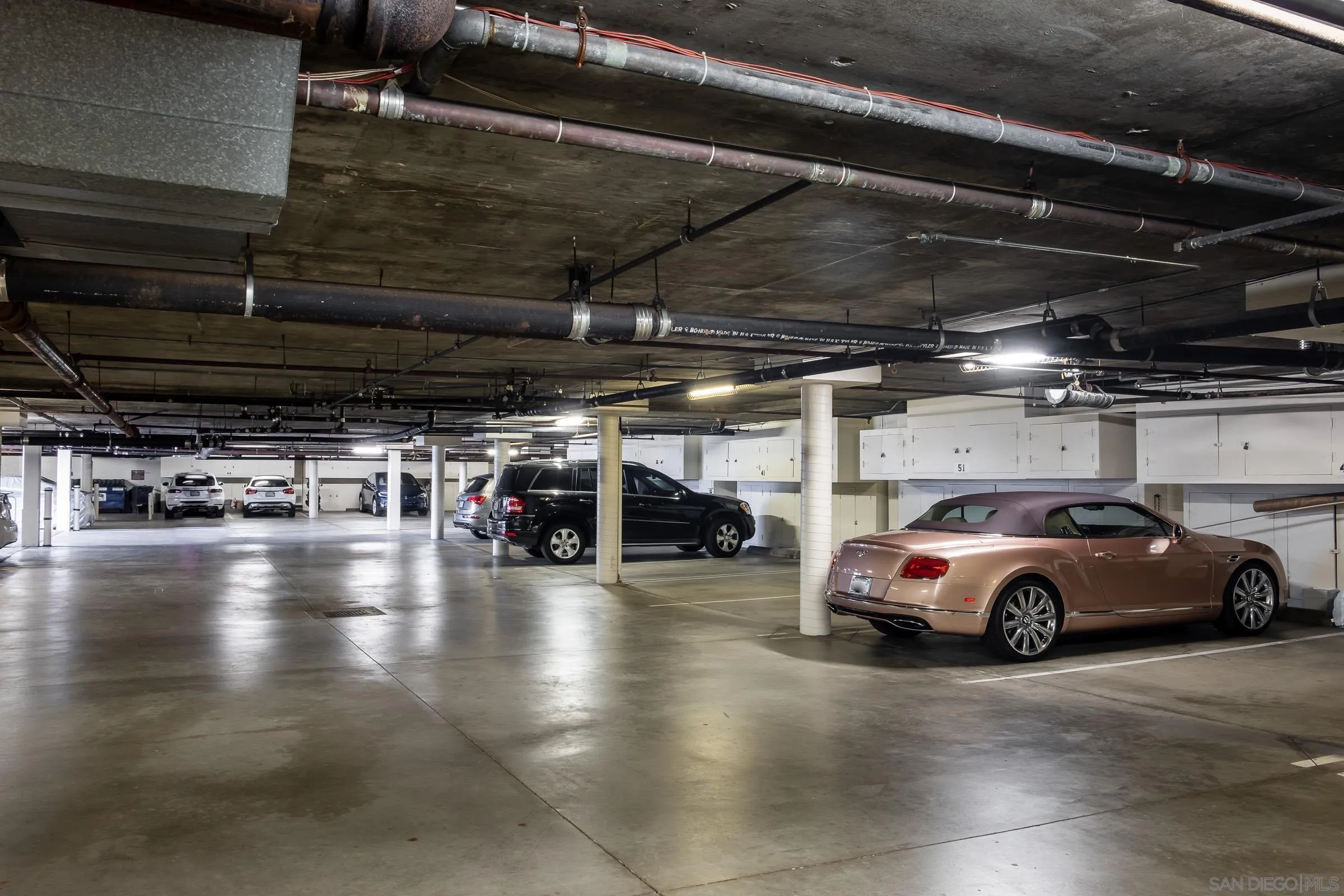100 Coast Boulevard, Unit 308 La Jolla, CA 92037 - Photo 40 of 40 a view of parking garage with cars parked