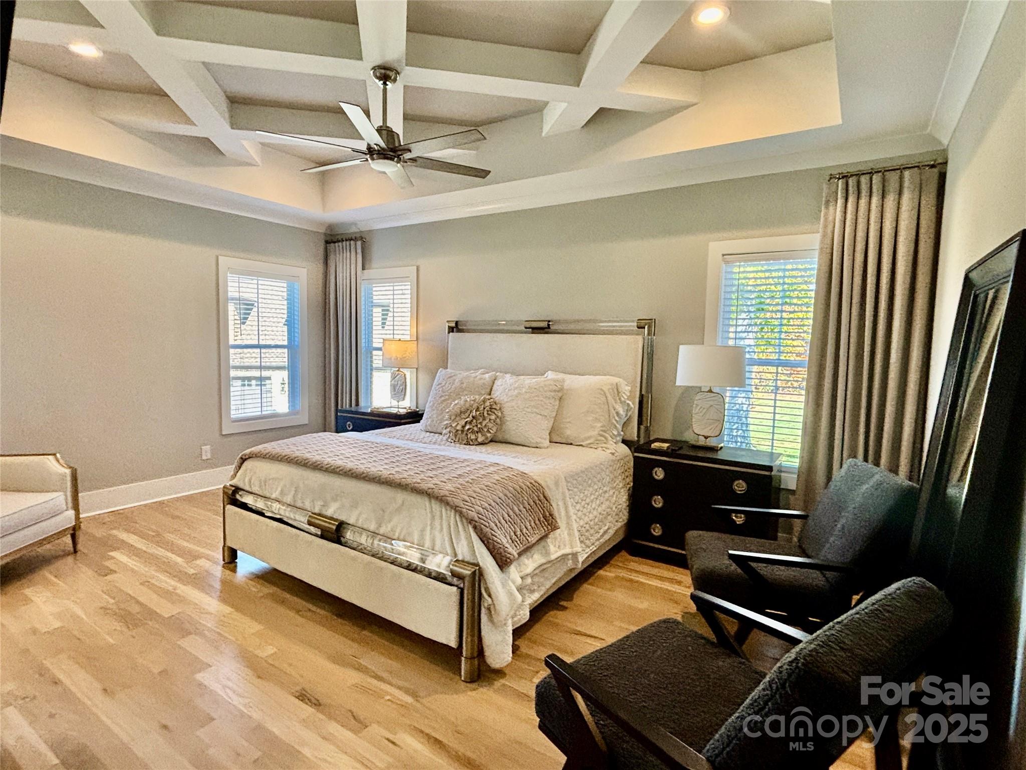 108 41st Avenue Northwest Hickory, NC 28601 - Photo 21 of 48 a bedroom with a bed and wooden floor