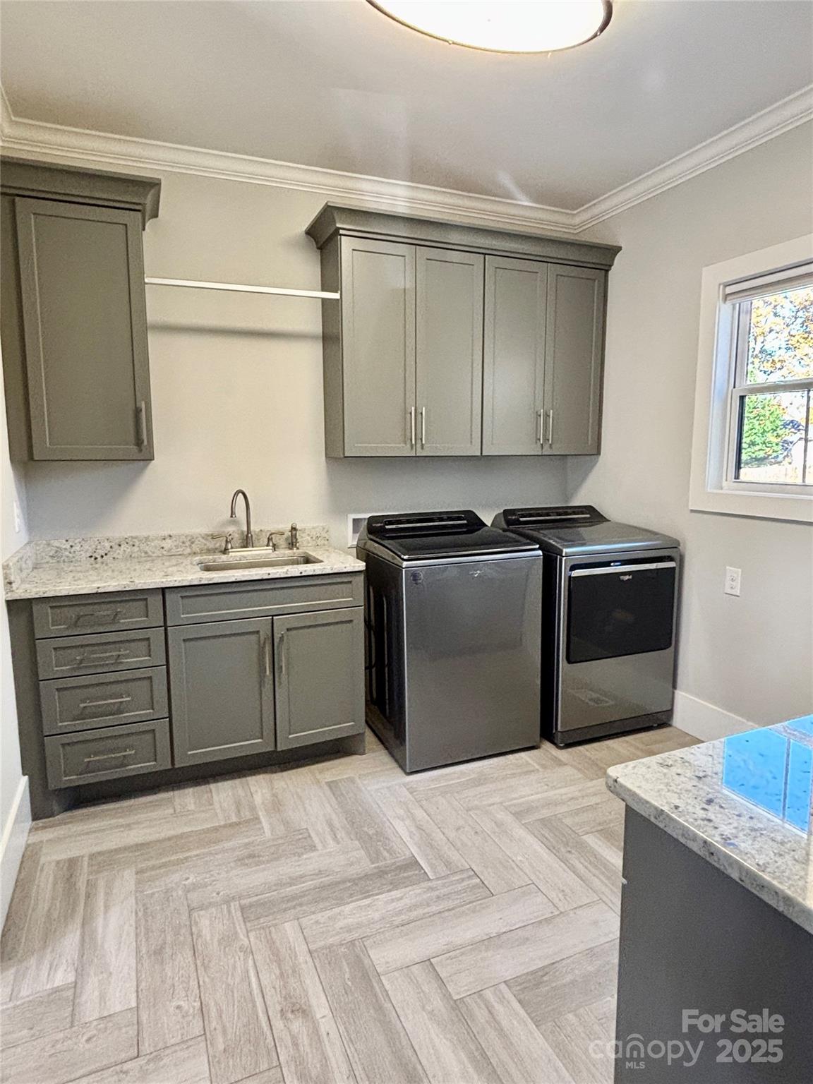 108 41st Avenue Northwest Hickory, NC 28601 - Photo 29 of 48 a kitchen with stainless steel appliances granite countertop a sink a stove and a microwave