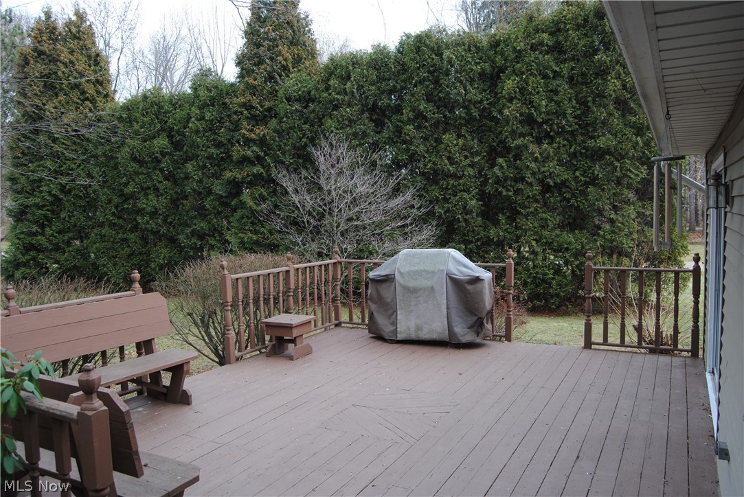 9801 Old Johnnycake Ridge Road Mentor, OH 44060 - Photo 29 of 32 This deck is large enough for big family cookouts.