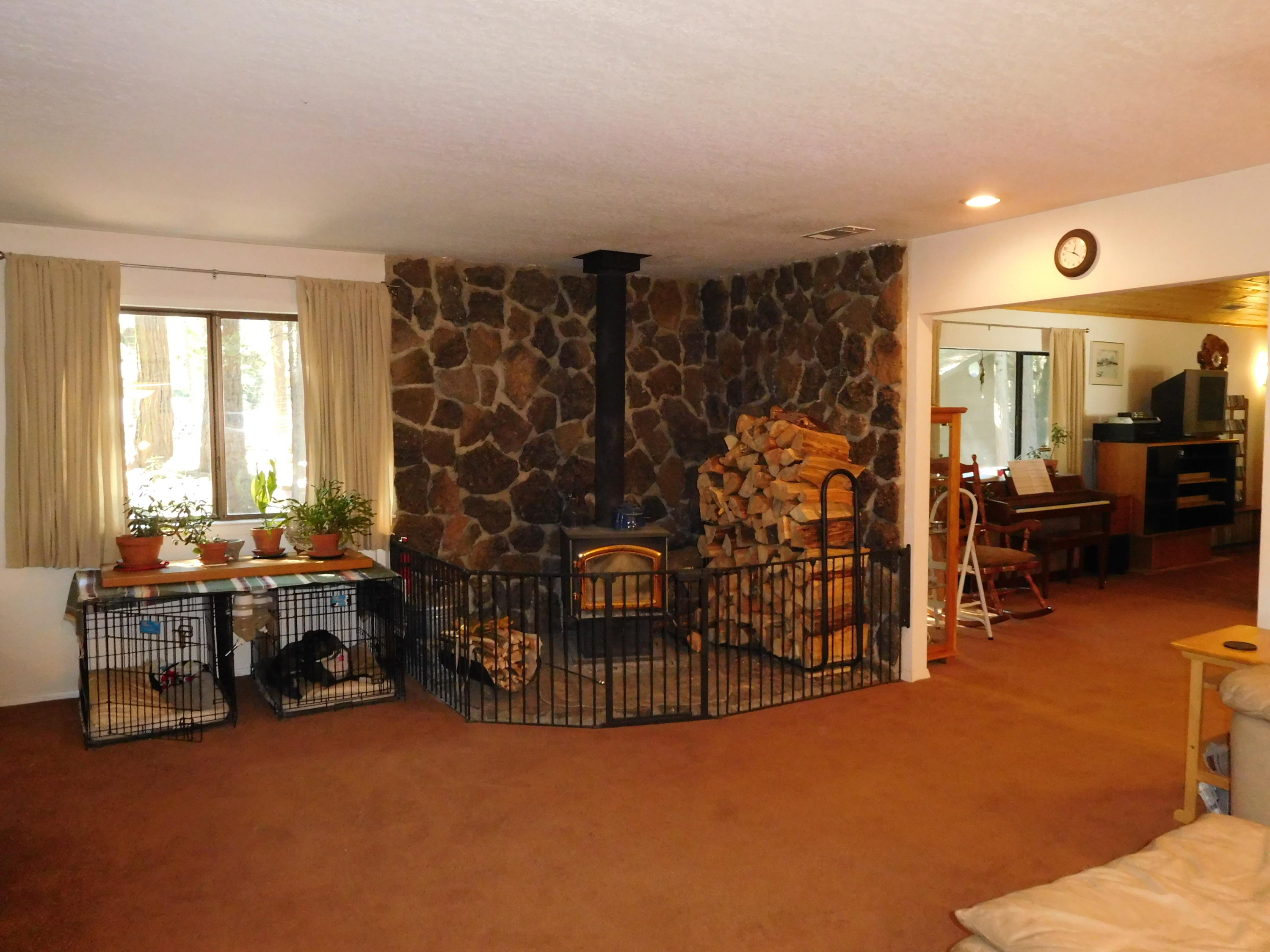 8474 Lake McCumber Road Shingletown, CA 96088 - Photo 9 of 36 Wood Stove with Safety Rail