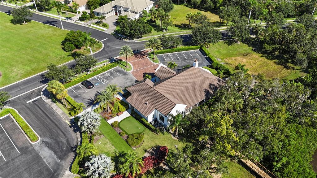 1632 Rio Vista Terrace Parrish, FL 34219 - Photo 31 of 34 an aerial view of a house with a yard basket ball court and outdoor seating