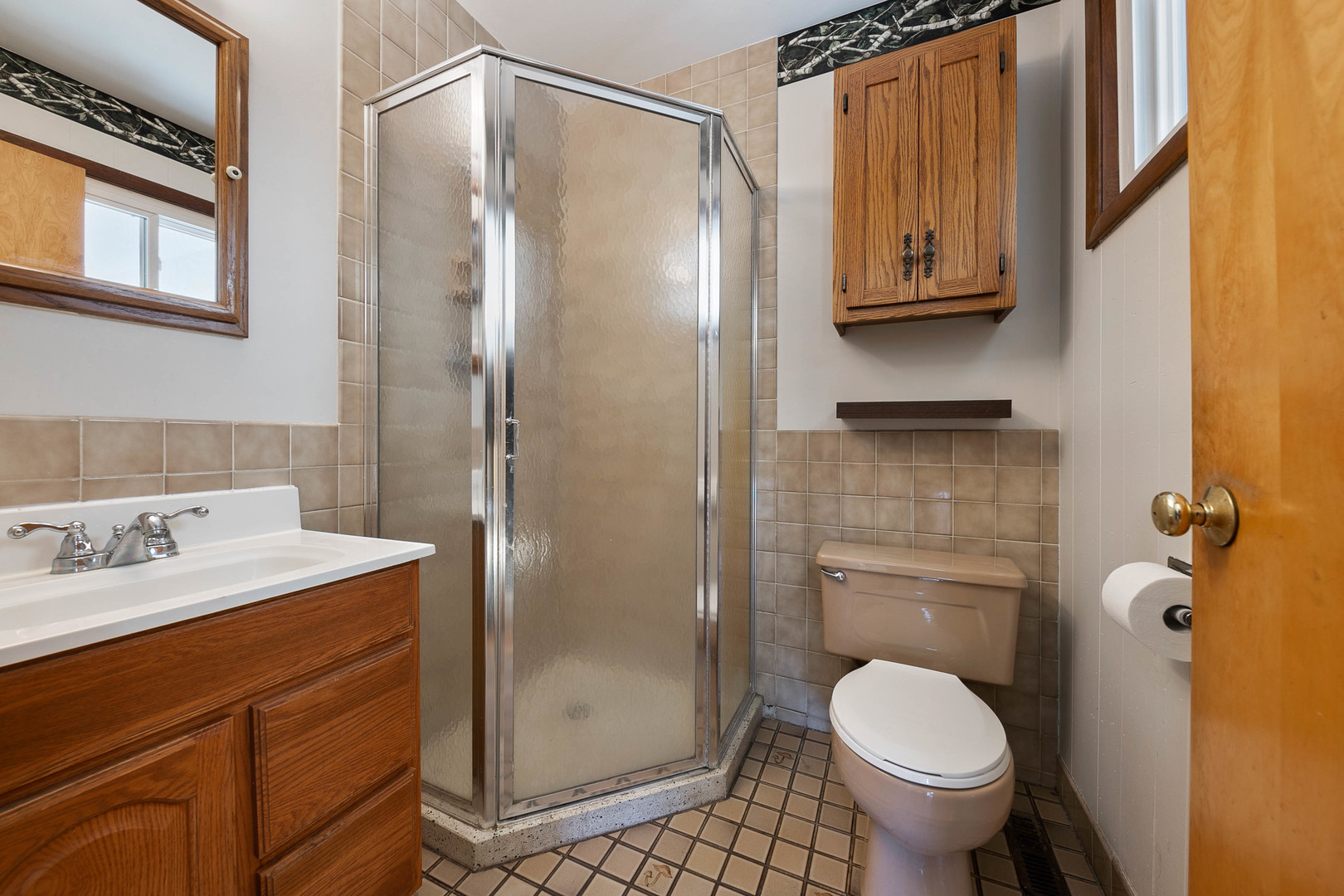 28W171 Garys Mill Road Winfield, IL 60190 - Photo 12 of 47 a bathroom with a granite countertop sink toilet and shower