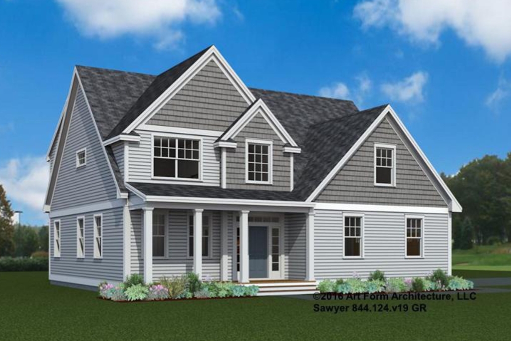 62 High Street, Unit LOT 1 Stoneham, MA 02180 - Photo 3 of 22 a front view of a house with a garden