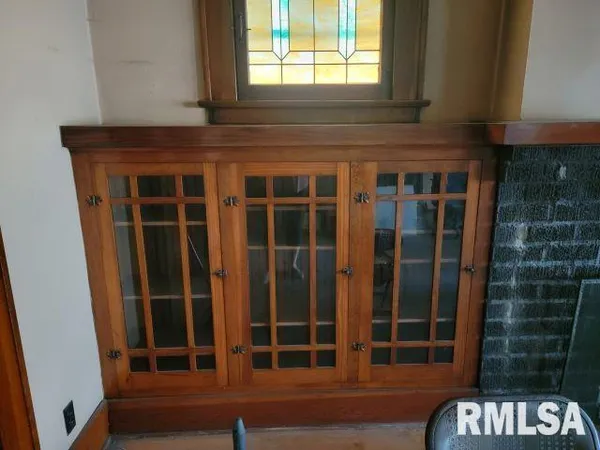 a view of front door