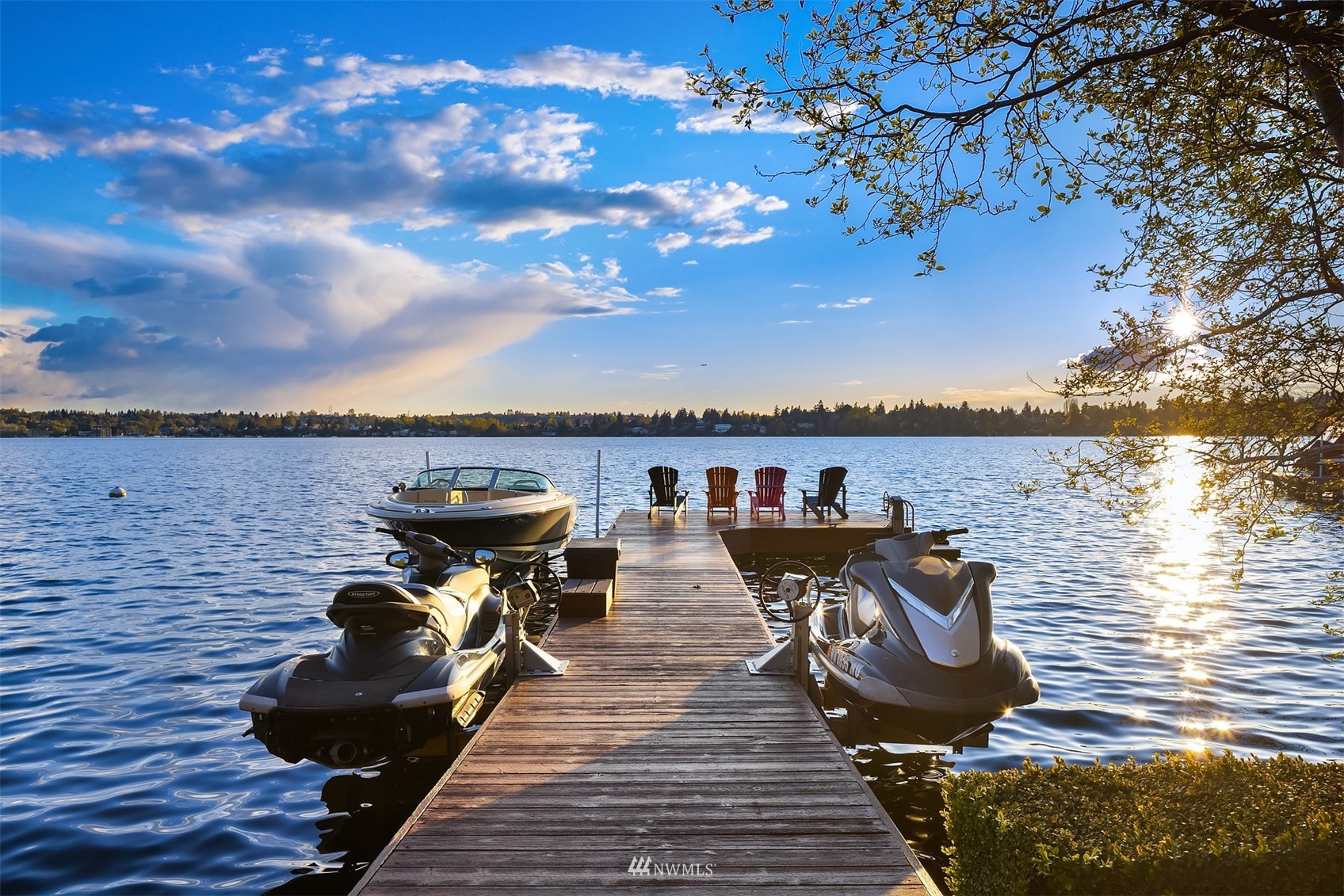 7255 West Ridge Road Mercer Island, WA 98040 - Photo 2 of 40 a roof deck with table and chairs