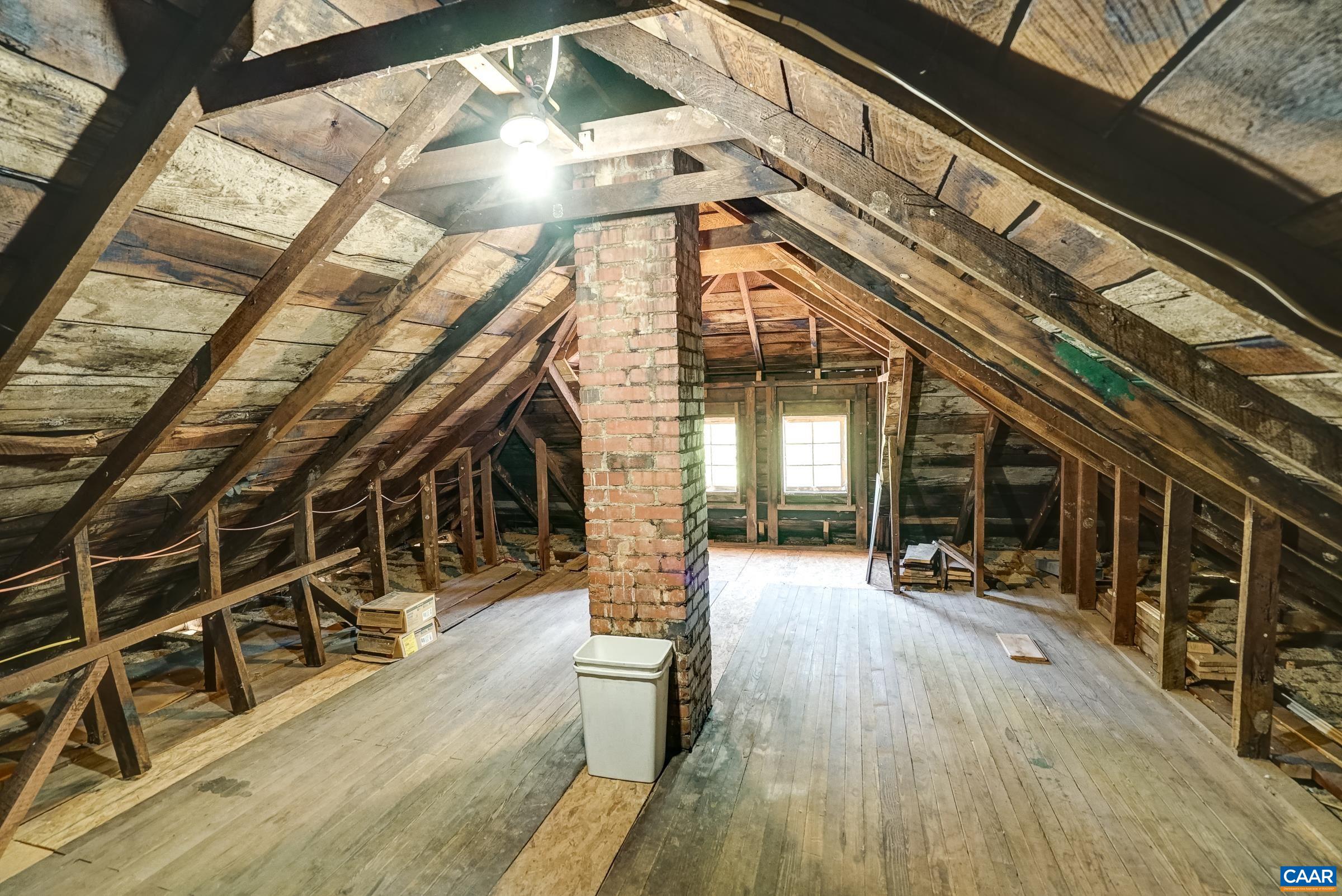 1421 Arrington Road Arrington, VA 22922 - Photo 29 of 58 Walk up stairs lead to floored attic space - extra storage or expansion possibility!