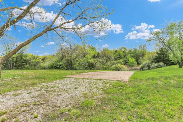 a view of a big yard