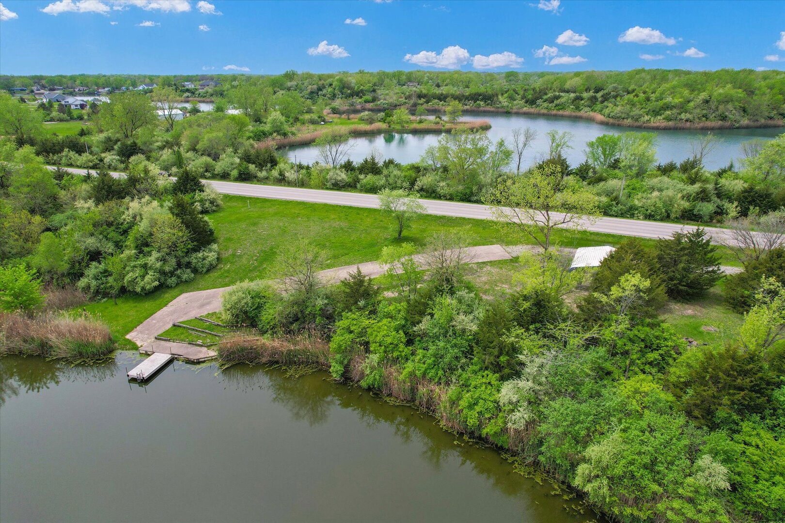 Dor1701 B Henning Road Danville, IL 61834 - Photo 31 of 40 a view of a lake with a city
