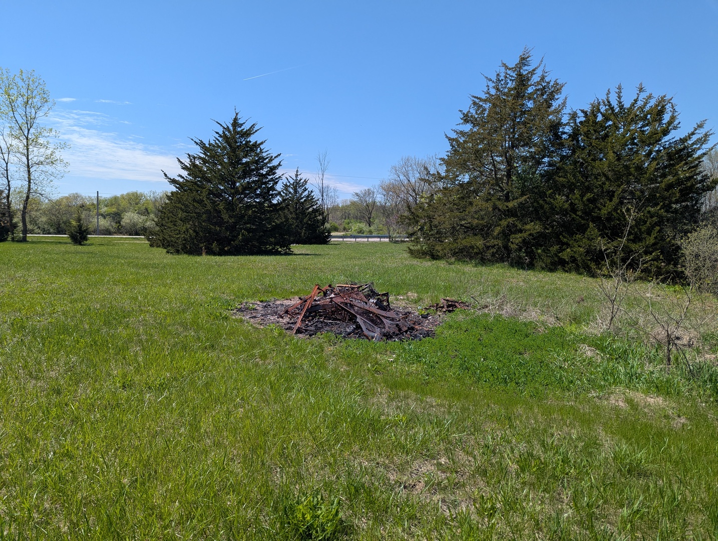 Dor1701 B Henning Road Danville, IL 61834 - Photo 9 of 40 a view of a field of grass and trees