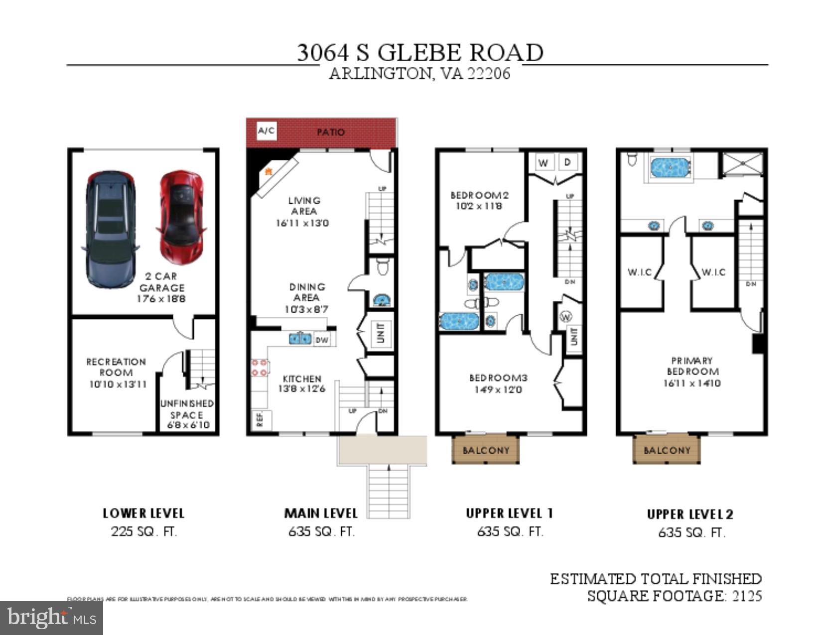 3064 South Glebe Road Arlington, VA 22206 - Photo 72 of 72 Floor plan