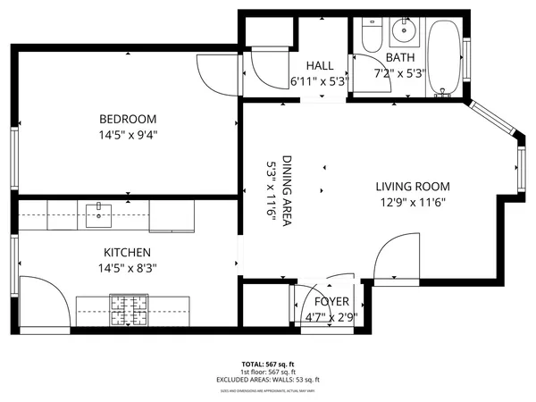 $1,700 | 5454 South Cornell Avenue, Unit 3E, Chicago, IL 60615