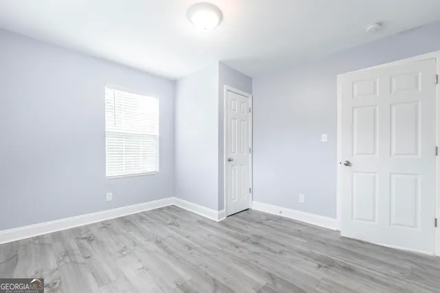 a backyard of a house