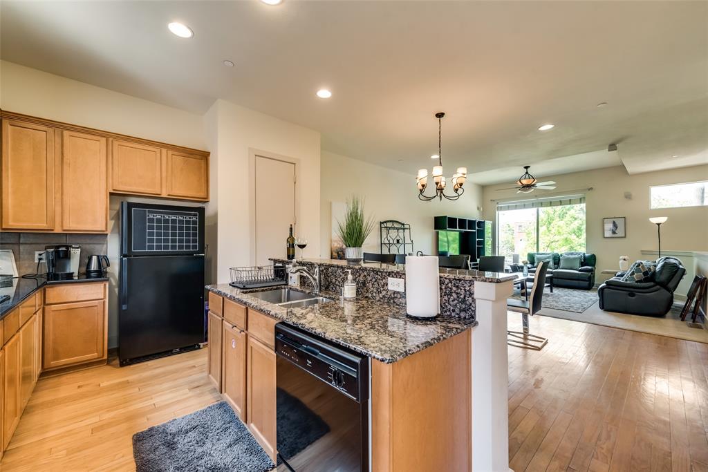 2718 Floyd Street Dallas, TX 75204 - Photo 16 of 25 a kitchen with granite countertop lots of counter top space