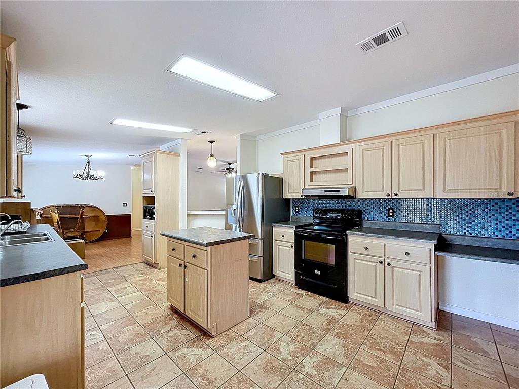 15210 Rough Diamond Ranch Road Lithia, FL 33547 - Photo 42 of 76 a kitchen with granite countertop a sink counter top space appliances and cabinets