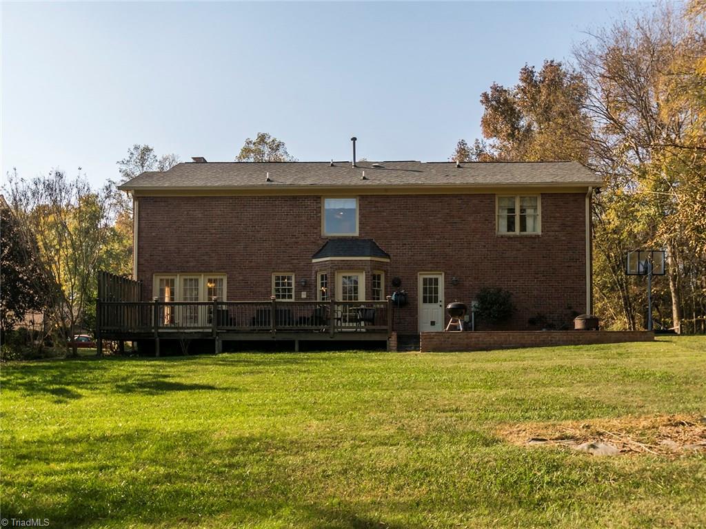 3101 Spring Mill Road Greensboro, NC 27406 - Photo 30 of 30 Full view of the back of this all brick home. Thank you for viewing!