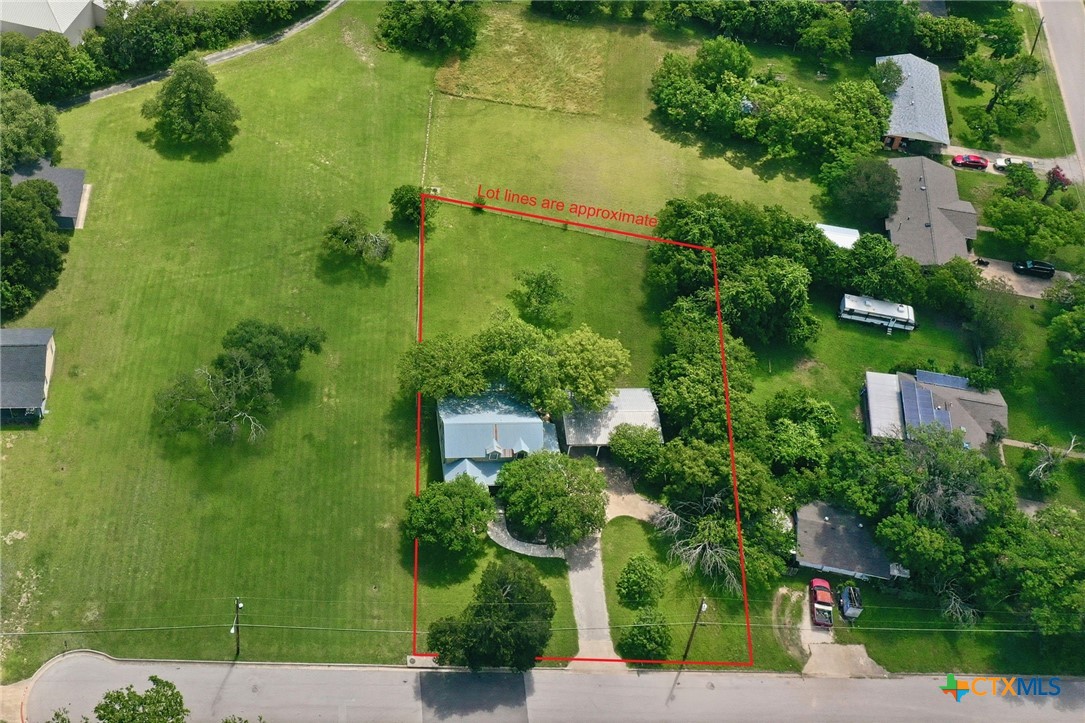 903 Summit Street Round Rock, TX 78664 - Photo 21 of 38 Aerial View of the 1/2 acre lot.