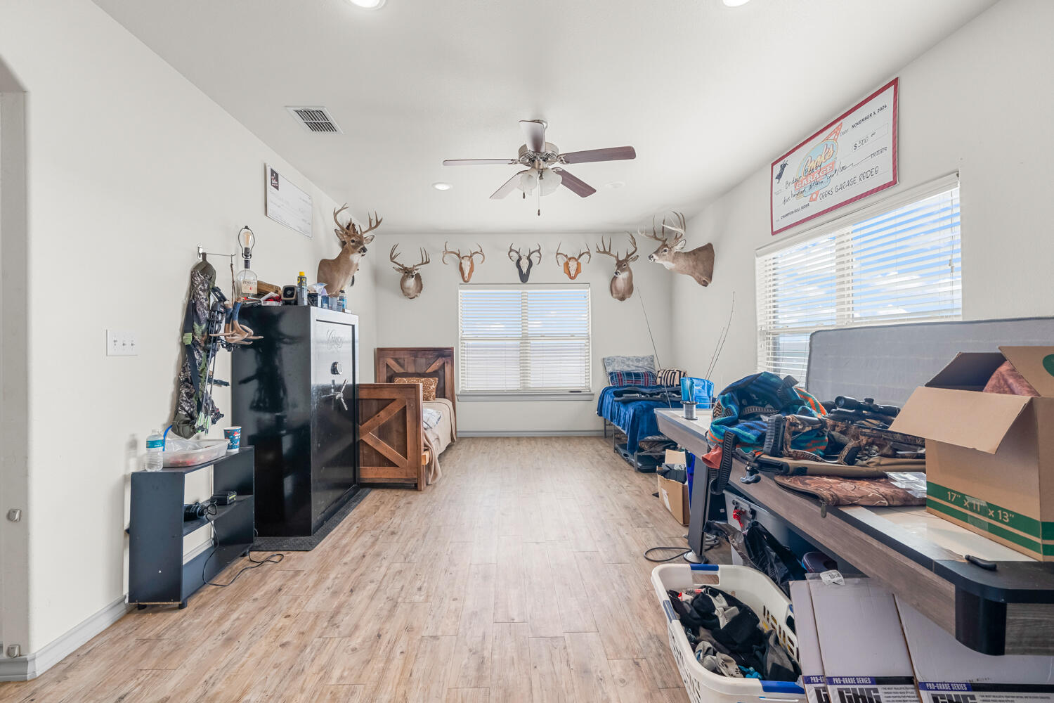 542 Nora Road Wilson, TX 79381 - Photo 35 of 42 a view of a workspace with furniture and a window