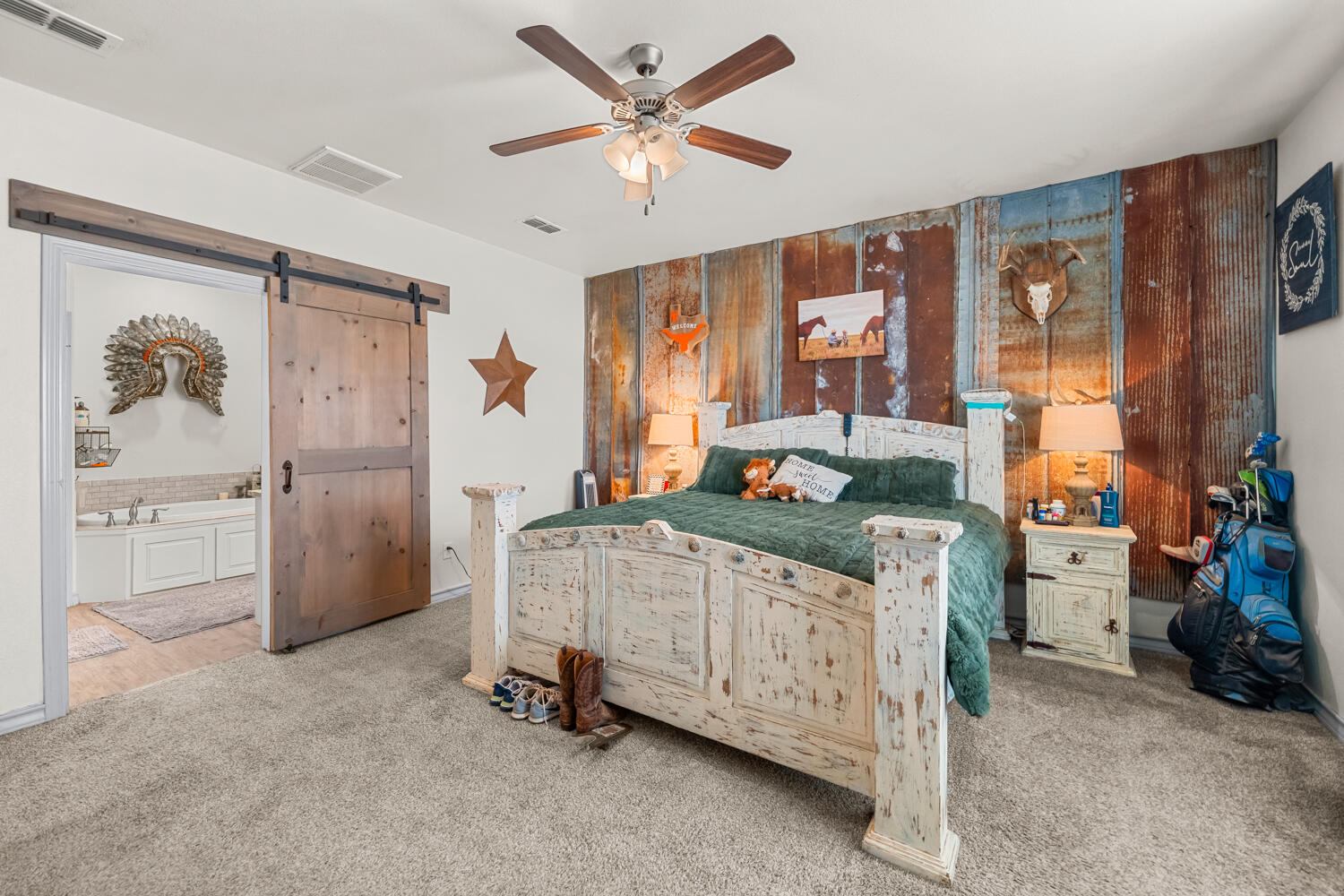 542 Nora Road Wilson, TX 79381 - Photo 8 of 42 a bedroom bedroom with furniture and window