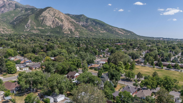 1256 24th Street Ogden, UT 84401 - Photo 26 of 34 Expansive aerial perspective showcasing a residential area with mature tree coverage