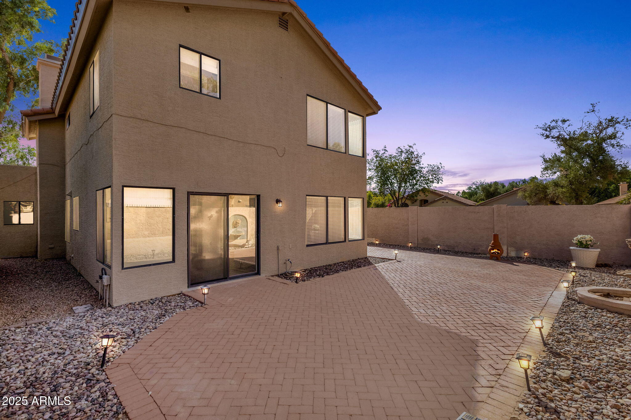 62 East Ranch Road Tempe, AZ 85284 - Photo 53 of 56 Twilight backyard