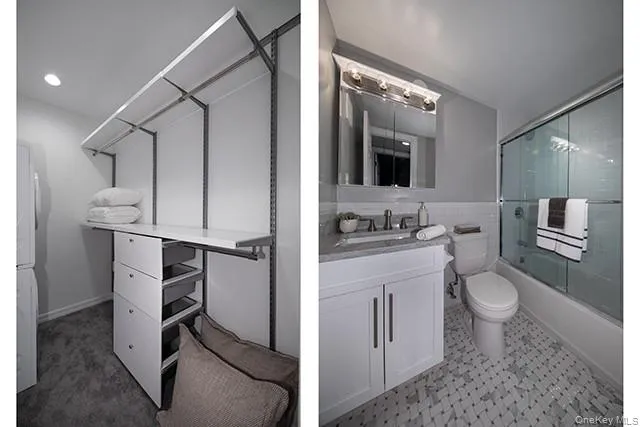 a bathroom with a toilet sink and a mirror