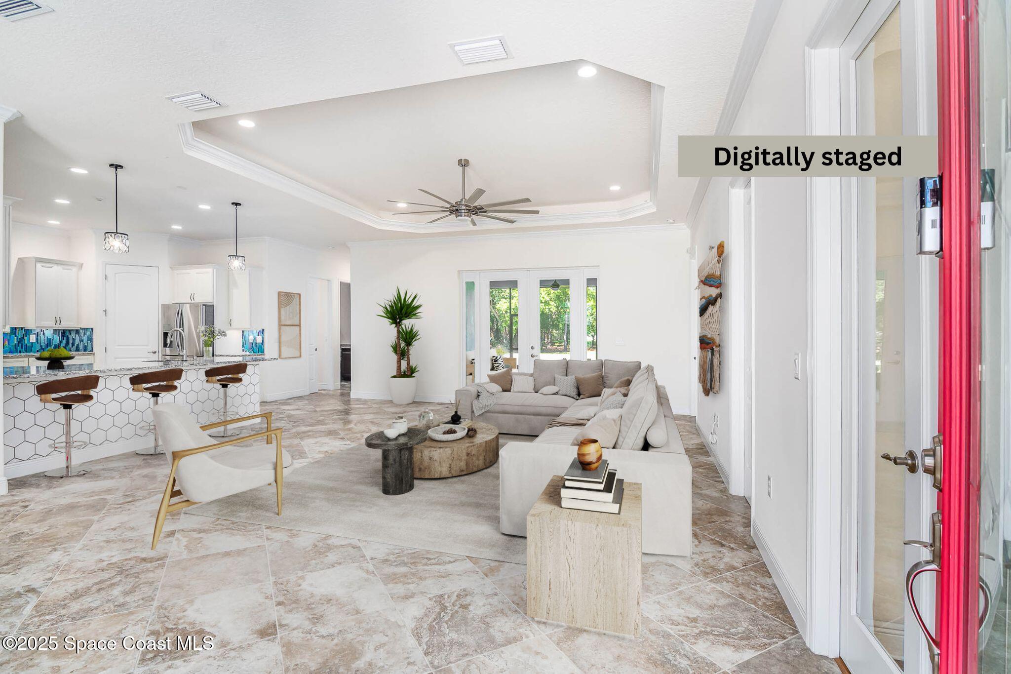 287 Baker Road Melbourne, FL 32934 - Photo 75 of 76 Open Floorplan- Digitally Staged