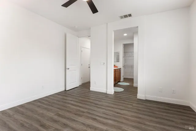 wooden floor in an empty room