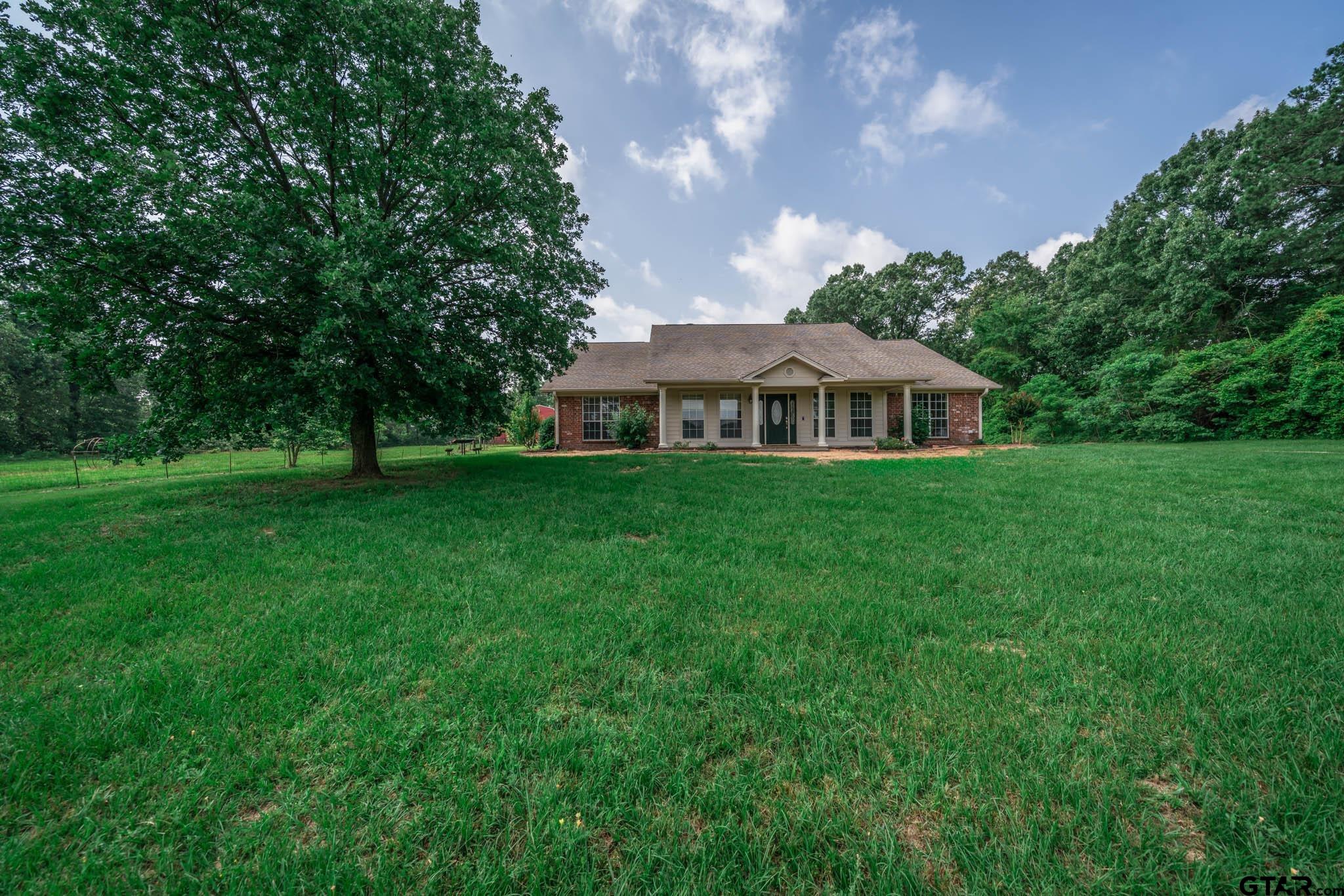3460 Hawk Road Diana, TX 75640 - Photo 2 of 40 a view of house with yard and green space
