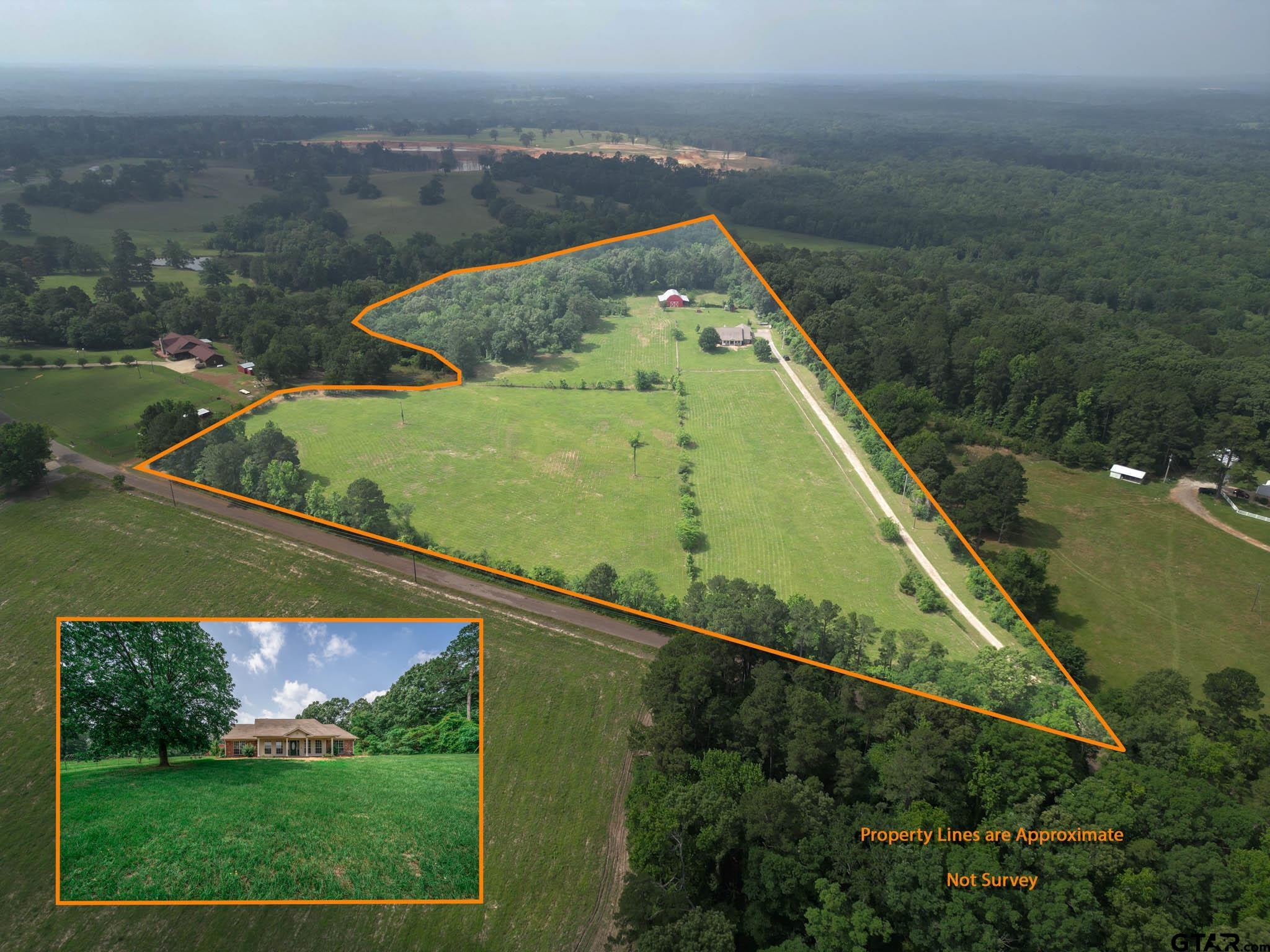 3460 Hawk Road Diana, TX 75640 - Photo 39 of 40 an aerial view of a house