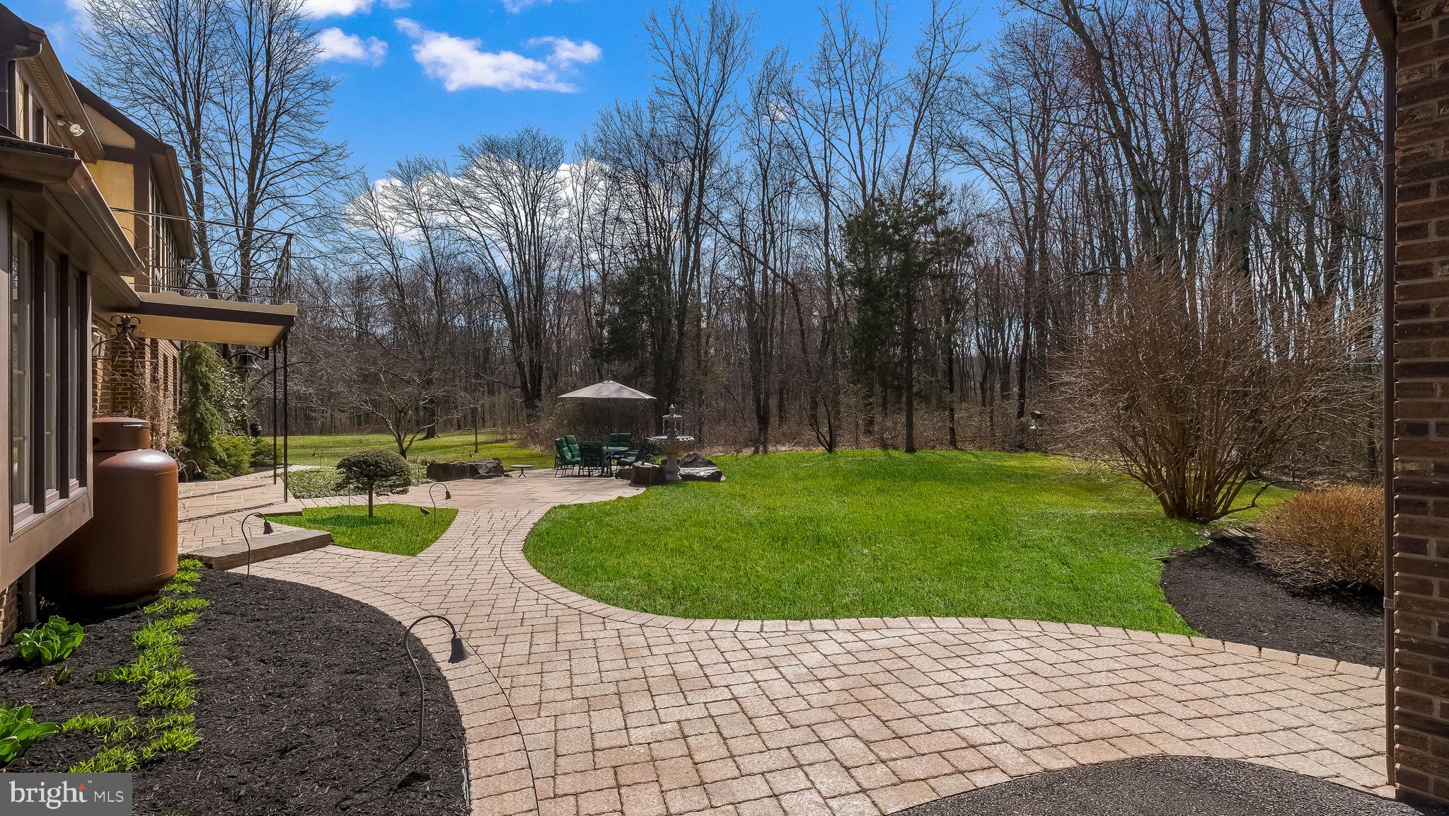 100 Newville Road Chalfont, PA 18914 - Photo 20 of 78 Backyard hardscaping