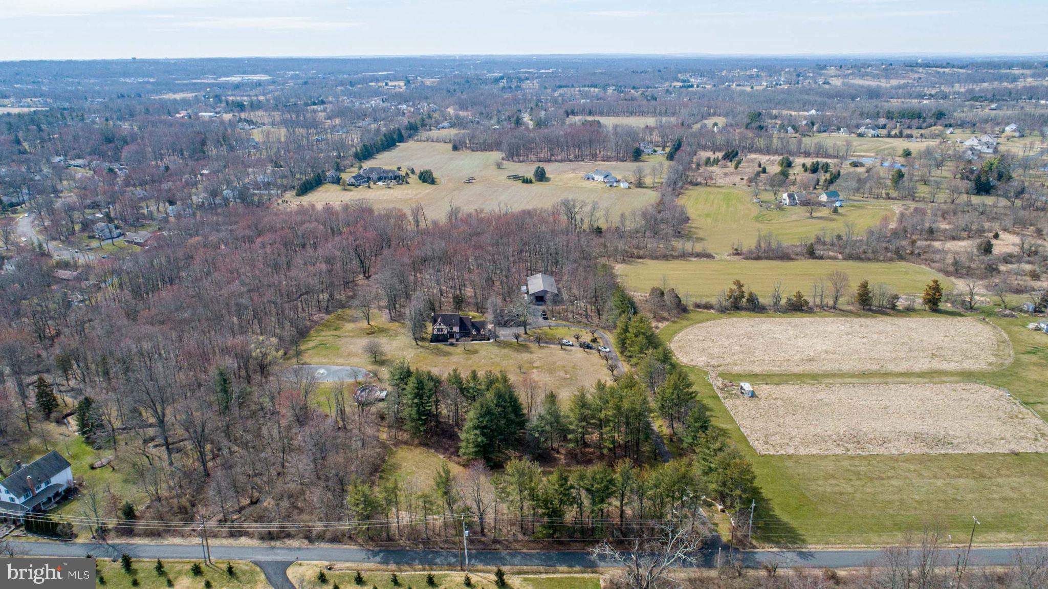 100 Newville Road Chalfont, PA 18914 - Photo 5 of 78 Aerial view from Newville Road