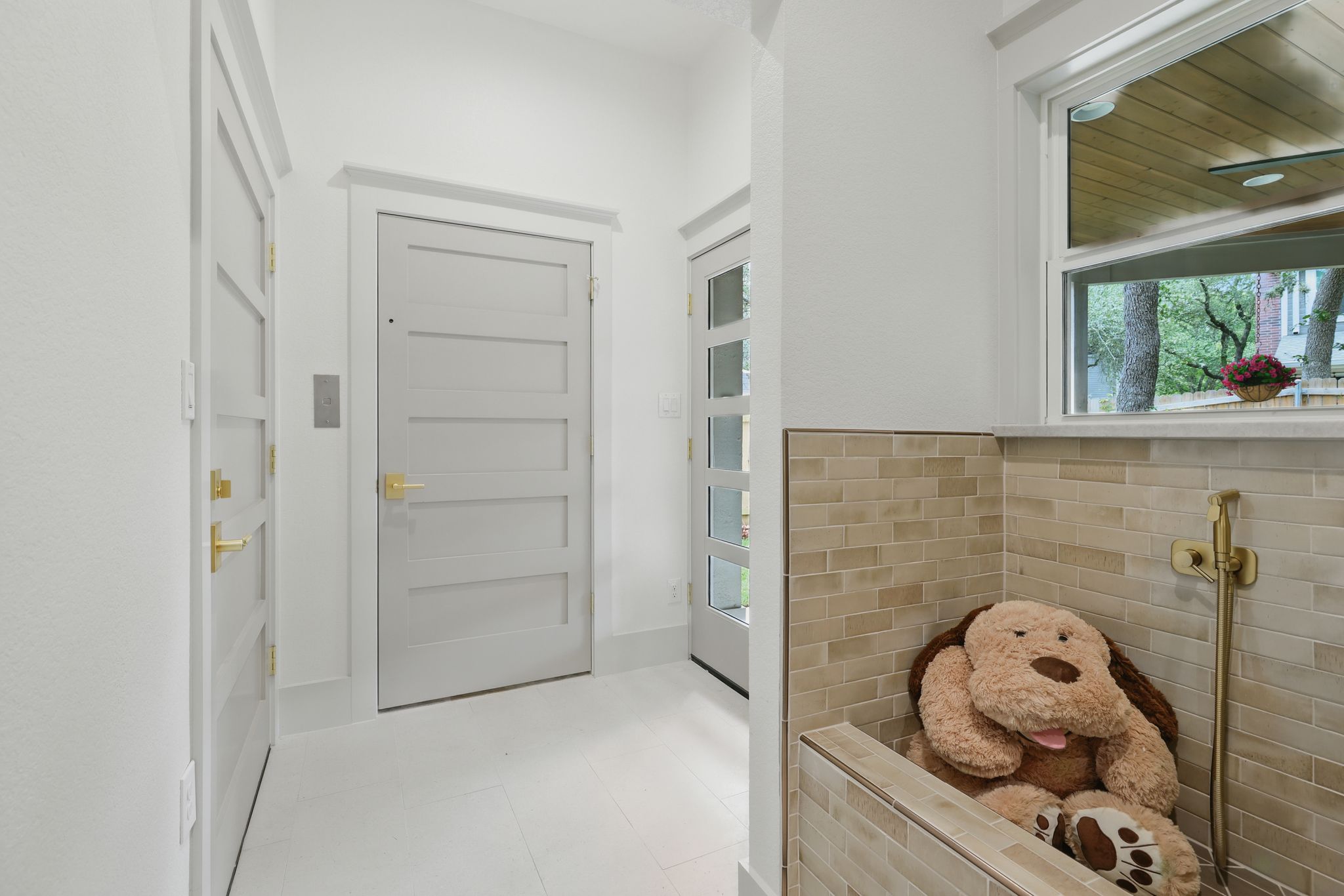6905 Rudi Cove Austin, TX 78759 - Photo 18 of 36 a close view of a bathroom in the shower