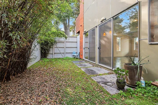 a view of a house with a garden